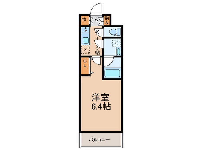 プレミアムキューブ下北沢(303)の物件間取画像