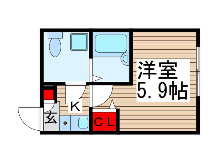 ＲＢＲ関原Ⅰの物件間取画像