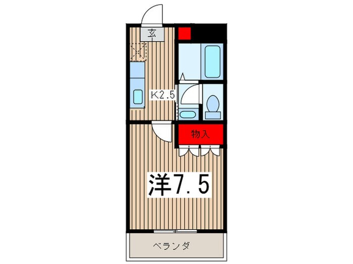 アイリスハイムの物件間取画像