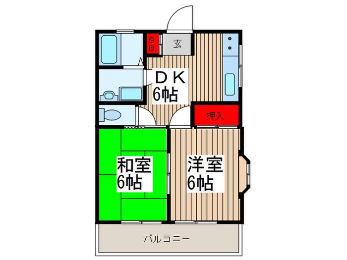 物件間取画像