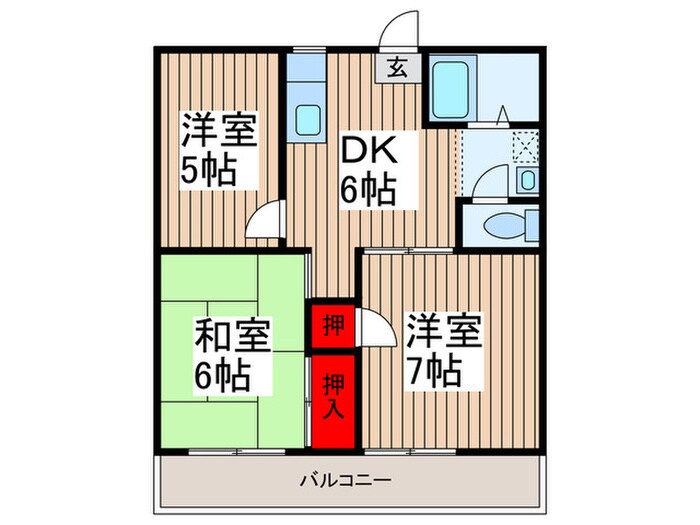 物件間取画像
