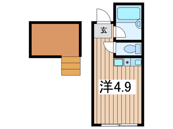 ユナイト塩浜スカイラブの物件間取画像