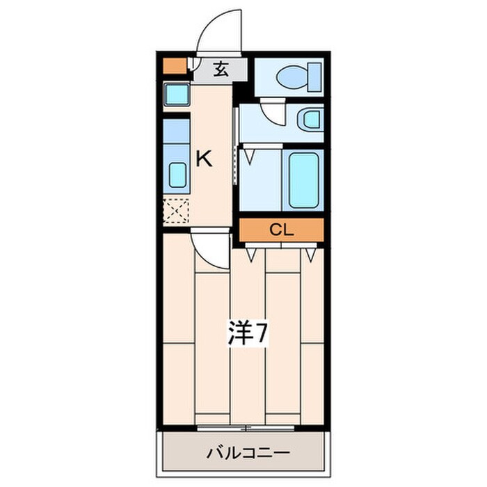 メゾン仕立屋の物件間取画像