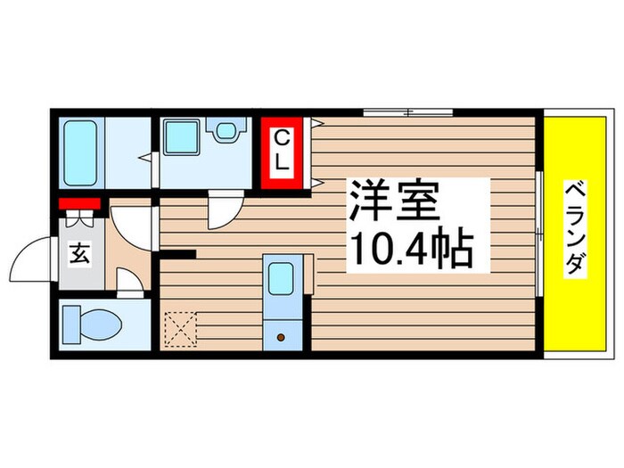 ミリアビタ稲毛の物件間取画像
