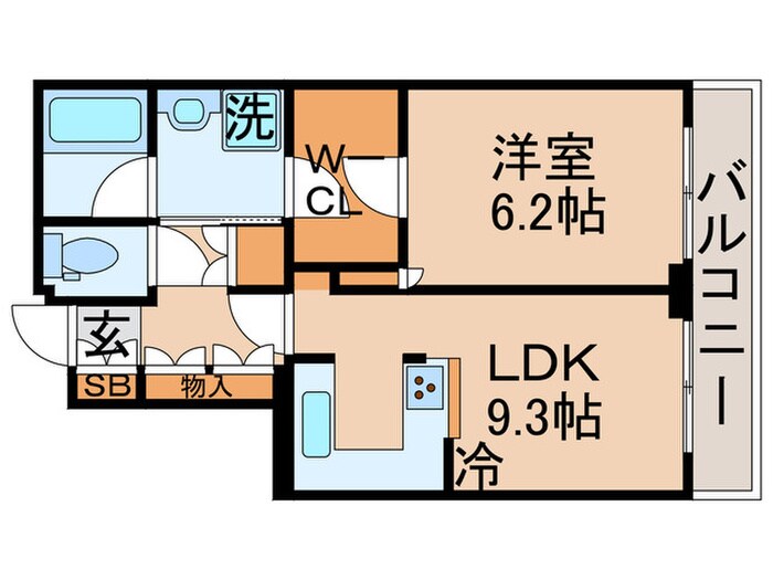 豊洲シエルタワー(20F)の物件間取画像