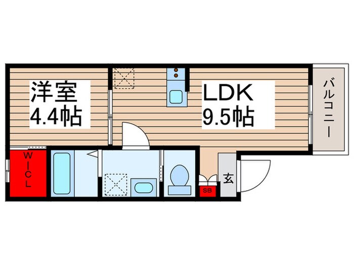 レジデンス千寿の風の物件間取画像