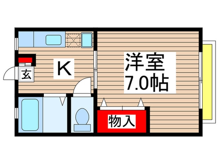 トアイモワⅡの物件間取画像