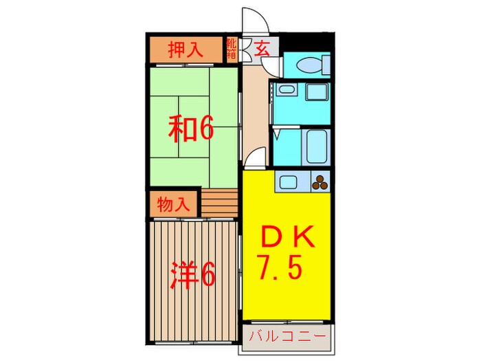 スクエア板橋の物件間取画像