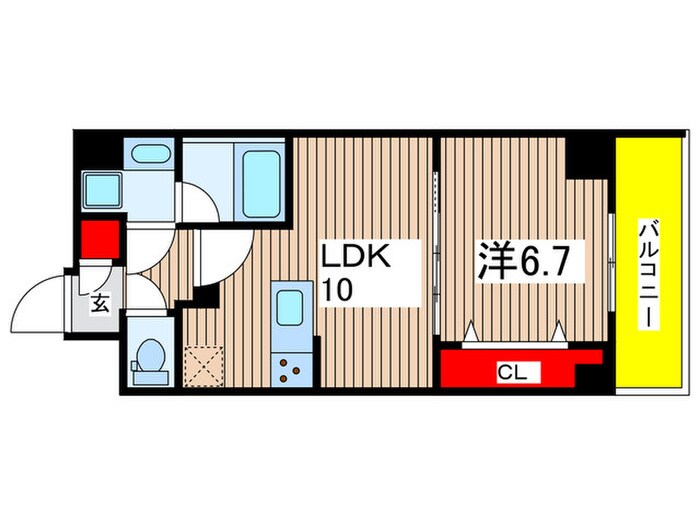 RELUXIA森下Ⅱの物件間取画像