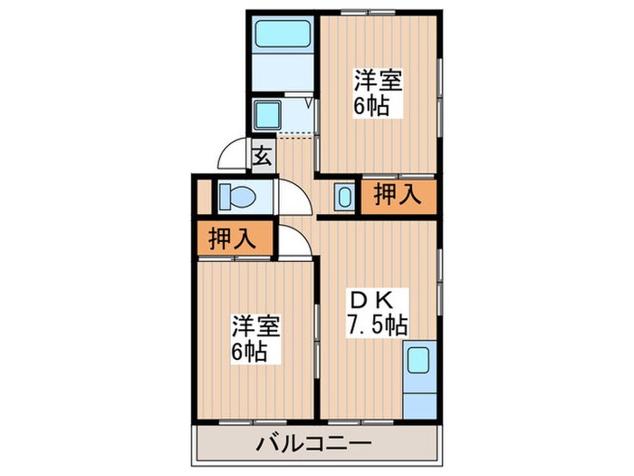 シャトル　ホワイトの物件間取画像
