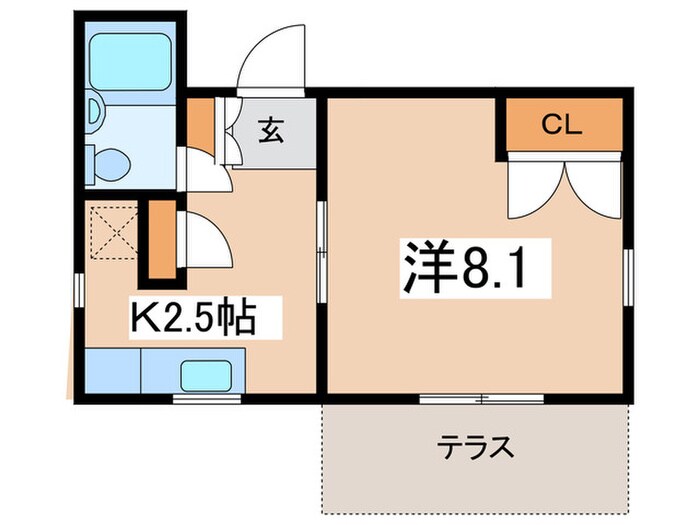 スペースラパンの物件間取画像