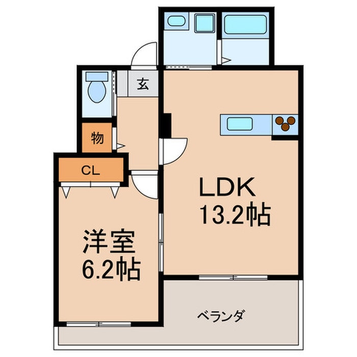 メゾン丸山の物件間取画像