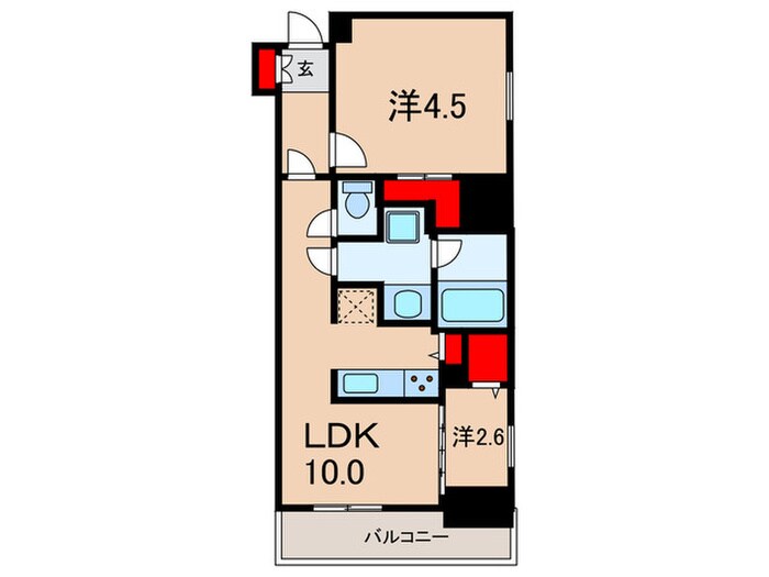 ｱｰﾊﾞﾈｯｸｽ千代田淡路町の物件間取画像