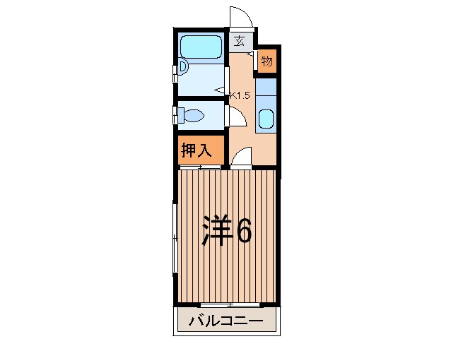 上馬ホームズの物件間取画像