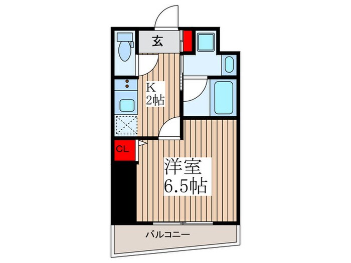 リバーテラス月島の物件間取画像
