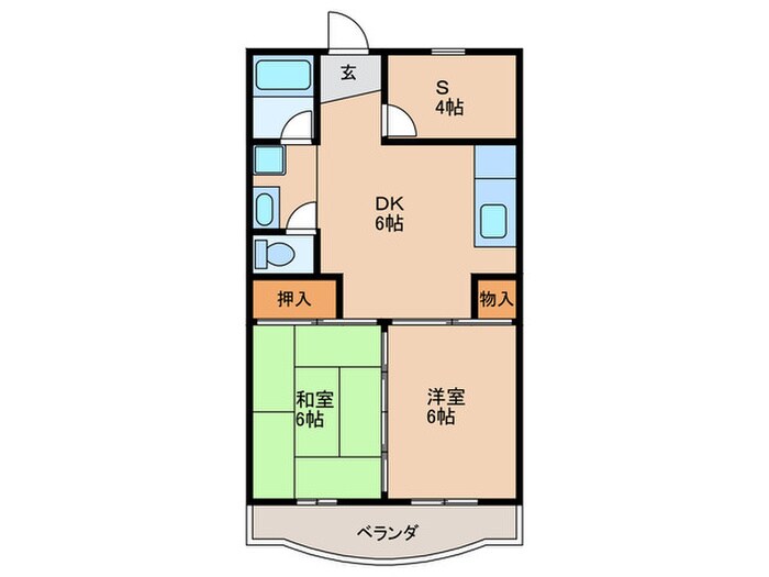 第３みたけ台ハイツの物件間取画像