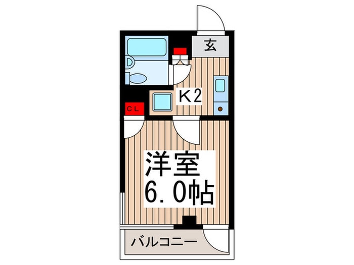 ジュネパレス草加第6の物件間取画像