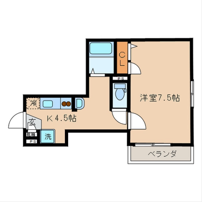 フォンティーヌの物件間取画像