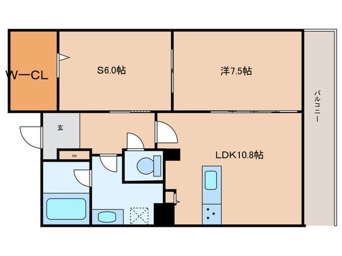 Blance SHIBAURAの物件間取画像