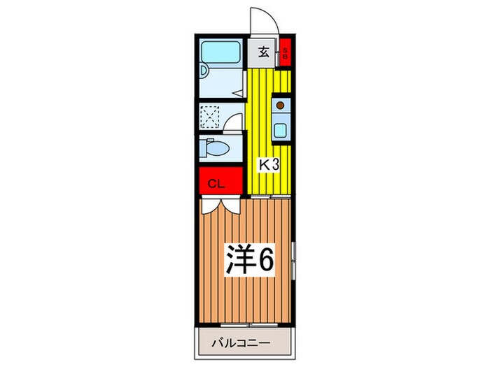 セジュール大成の物件間取画像