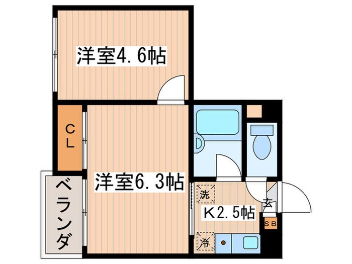 グランベル荻窪の物件間取画像