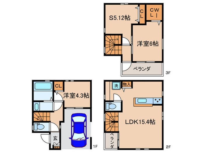 Ｋｏｌｅｔ武蔵新城＃25の物件間取画像