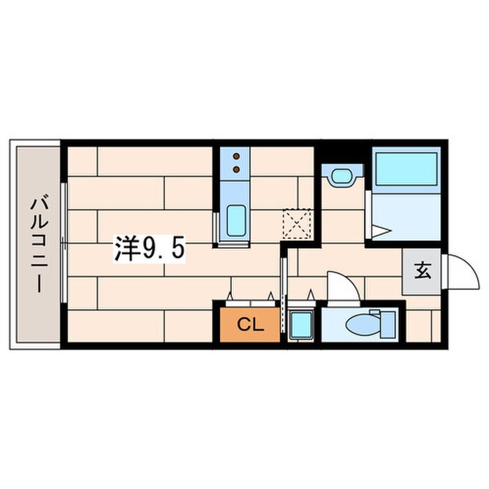 ビラ堀ノ内の物件間取画像