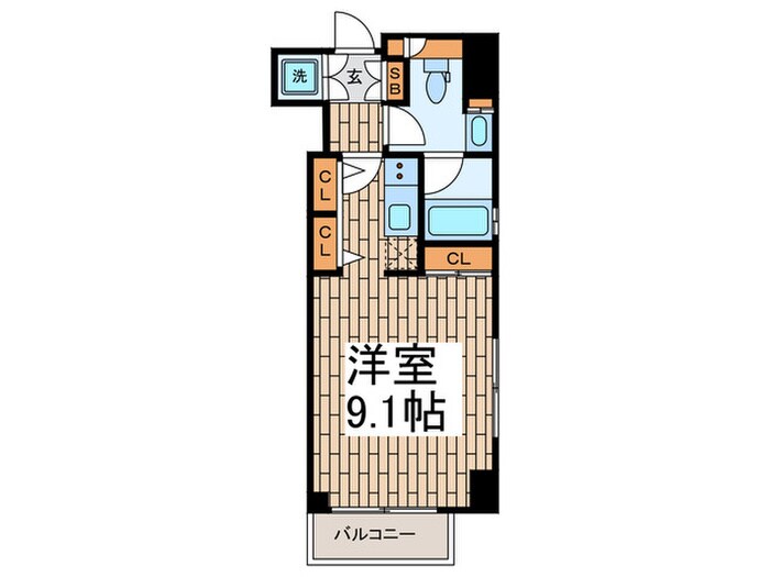 ヴァルトパ－ク南大井の物件間取画像