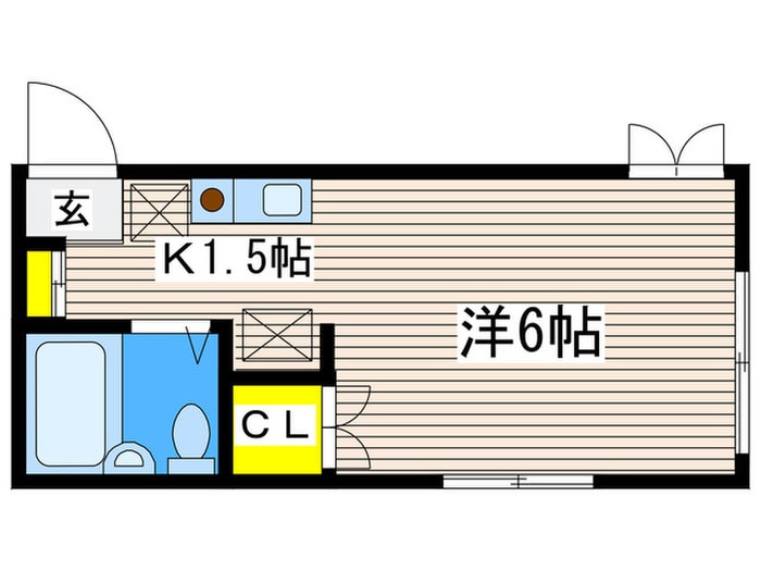 ヴァンテ蒔野の物件間取画像