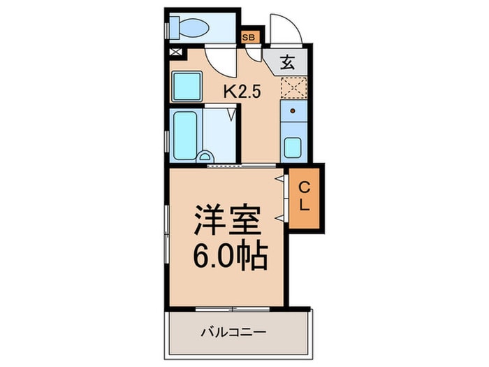 シャルム神泉の物件間取画像