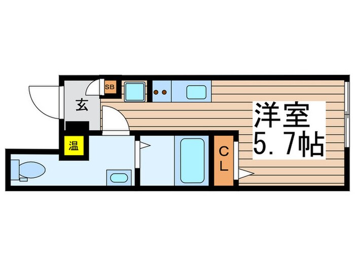 タスキsmart浅草橋の物件間取画像