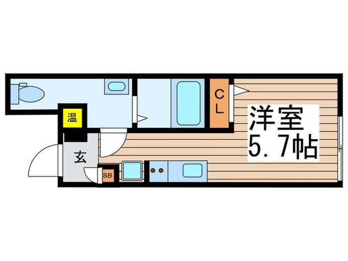 タスキsmart浅草橋の物件間取画像