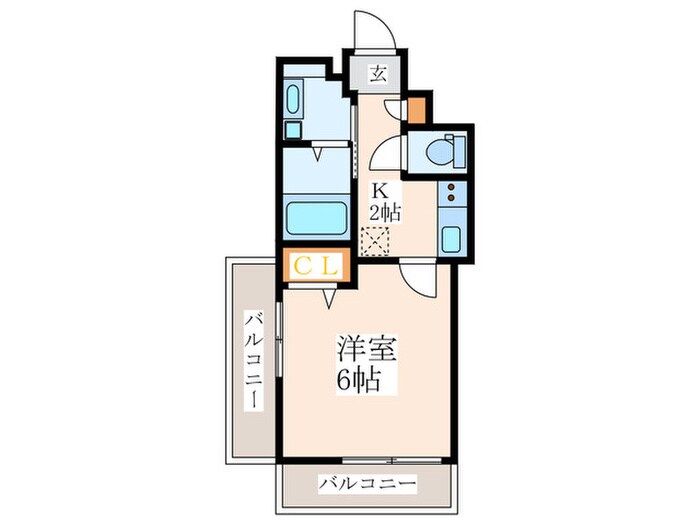Blossom　Nakameguroの物件間取画像
