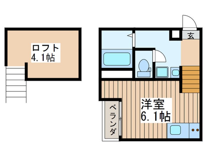 クレア堀崎町の物件間取画像