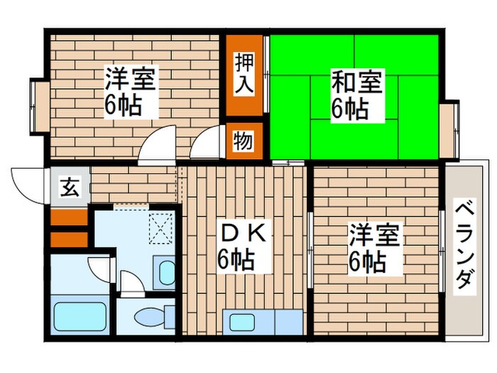 物件間取画像