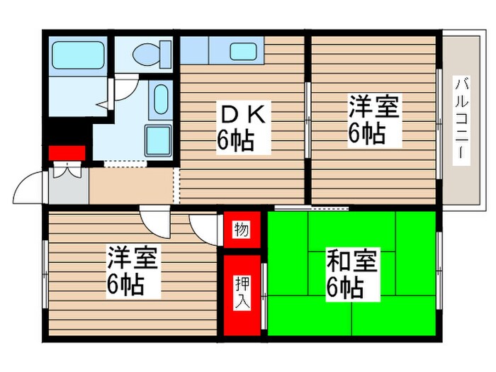 物件間取画像
