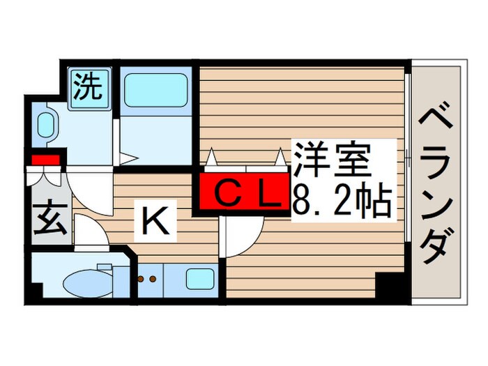 ヒルズ東日暮里の物件間取画像