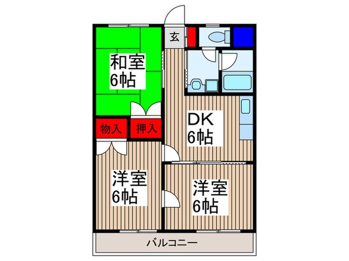 物件間取画像