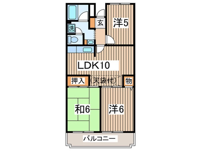 シルキ－ハイムの物件間取画像