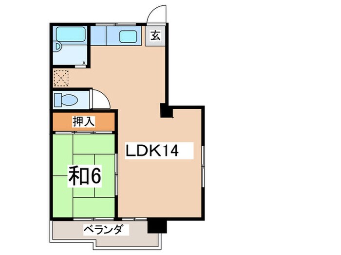 栄田建設森崎ビルの物件間取画像