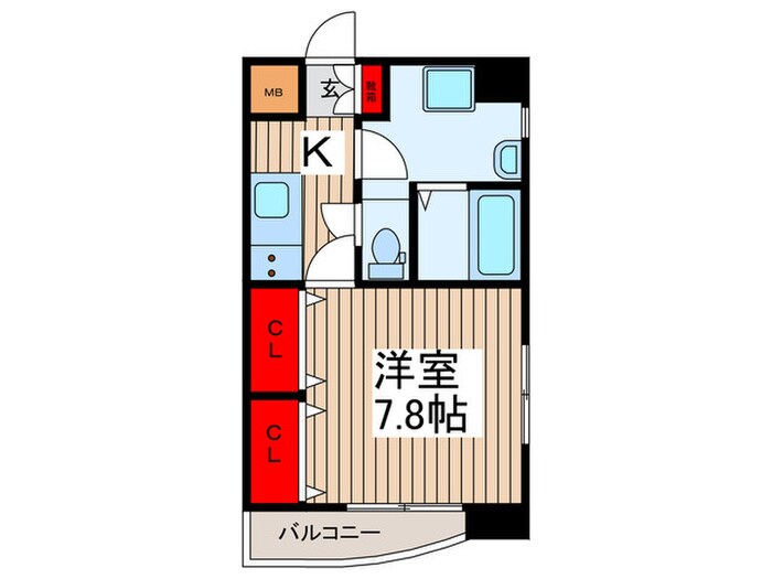 ペルテ市川Ⅱの物件間取画像