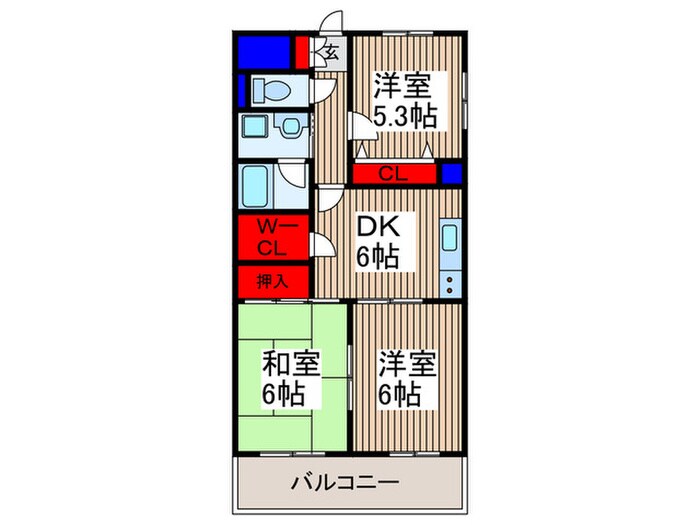物件間取画像