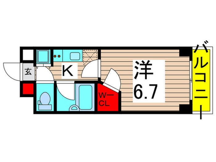 メルベ－ユ池之内の物件間取画像