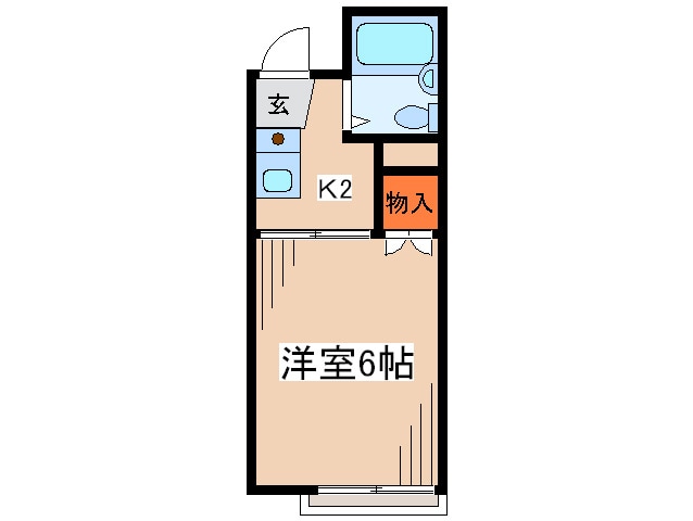 コムロハイムの物件間取画像