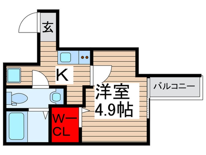 ヒルズ八柱Ⅱの物件間取画像