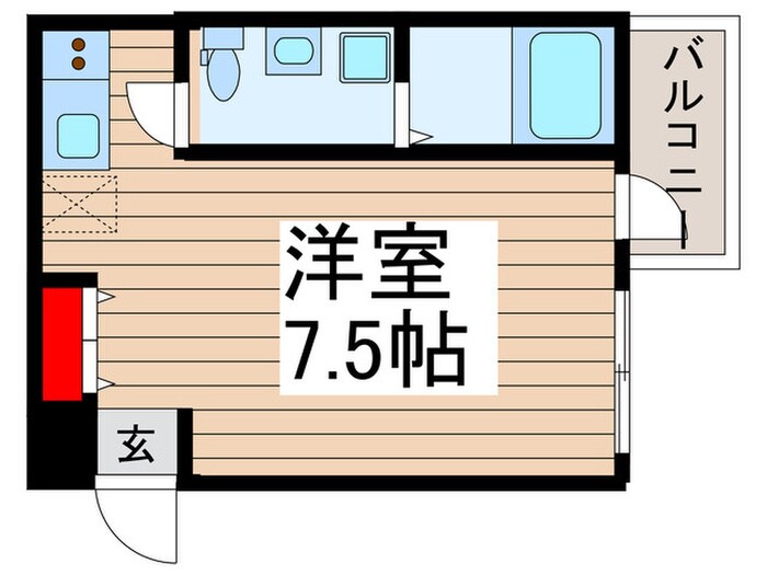 ヒュッゲⅠの物件間取画像