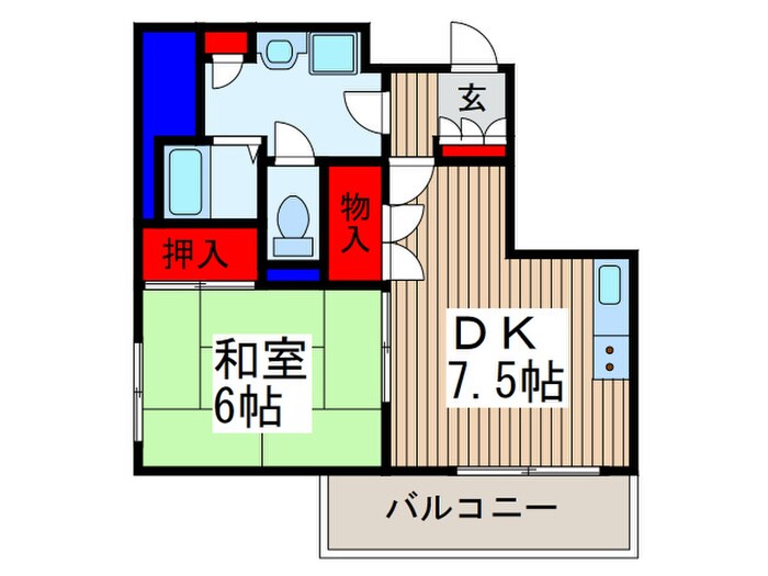 桜フラッツの物件間取画像