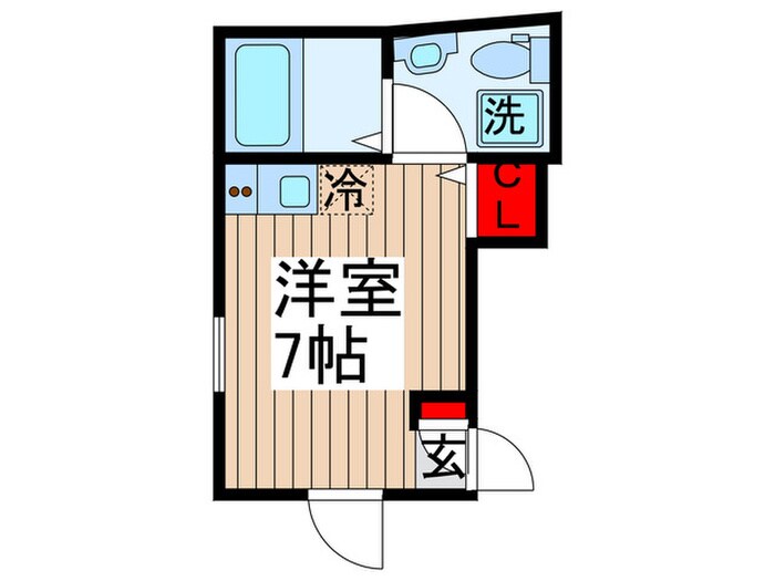 プランドール北千住の物件間取画像