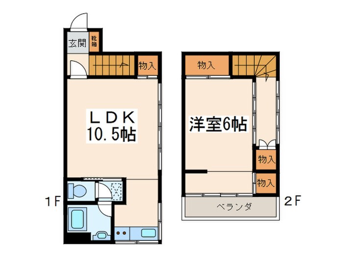 矢崎町ハウスの物件間取画像