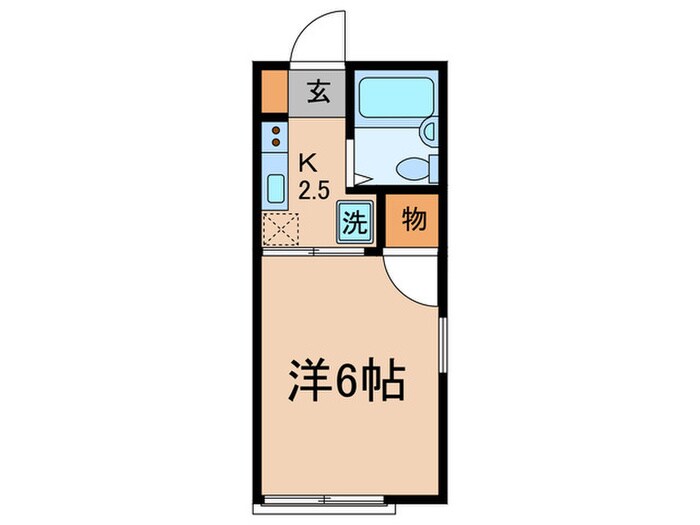 ファミ－ユ平澤Ⅱの物件間取画像